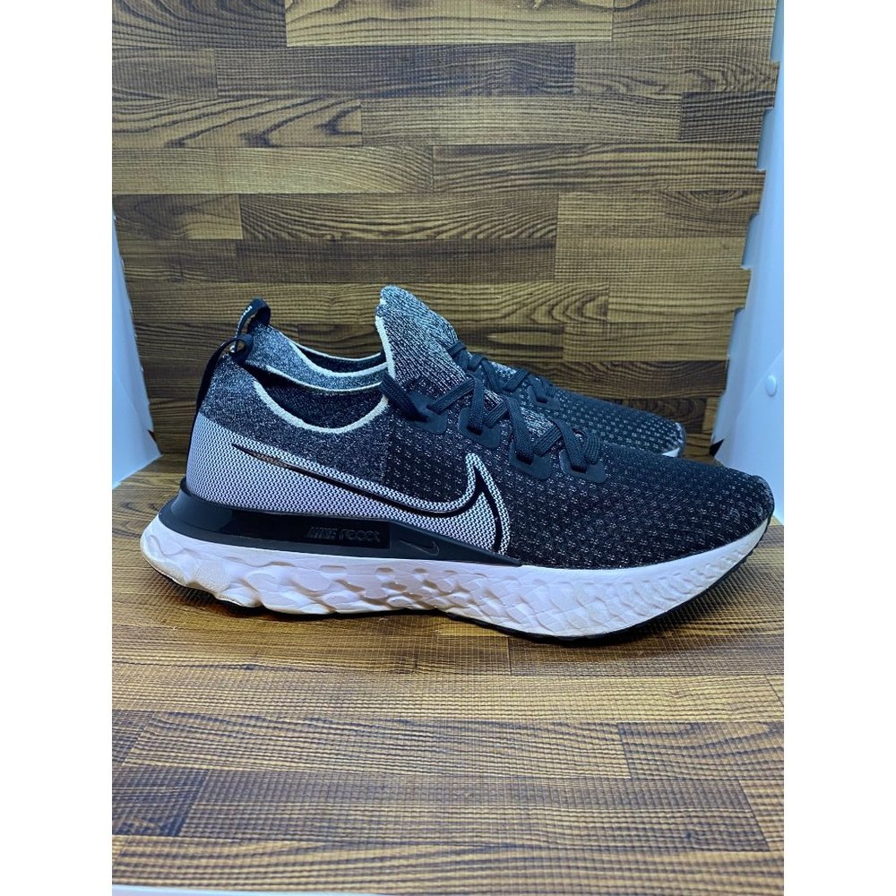 Nike Womens React Infinity Run CD4372-012 Black Running Shoes Sneakers Size 10
